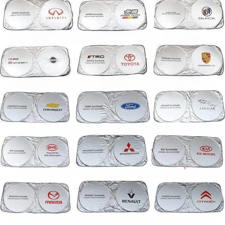 Car customized front windshield sun visor (with car LOGO)