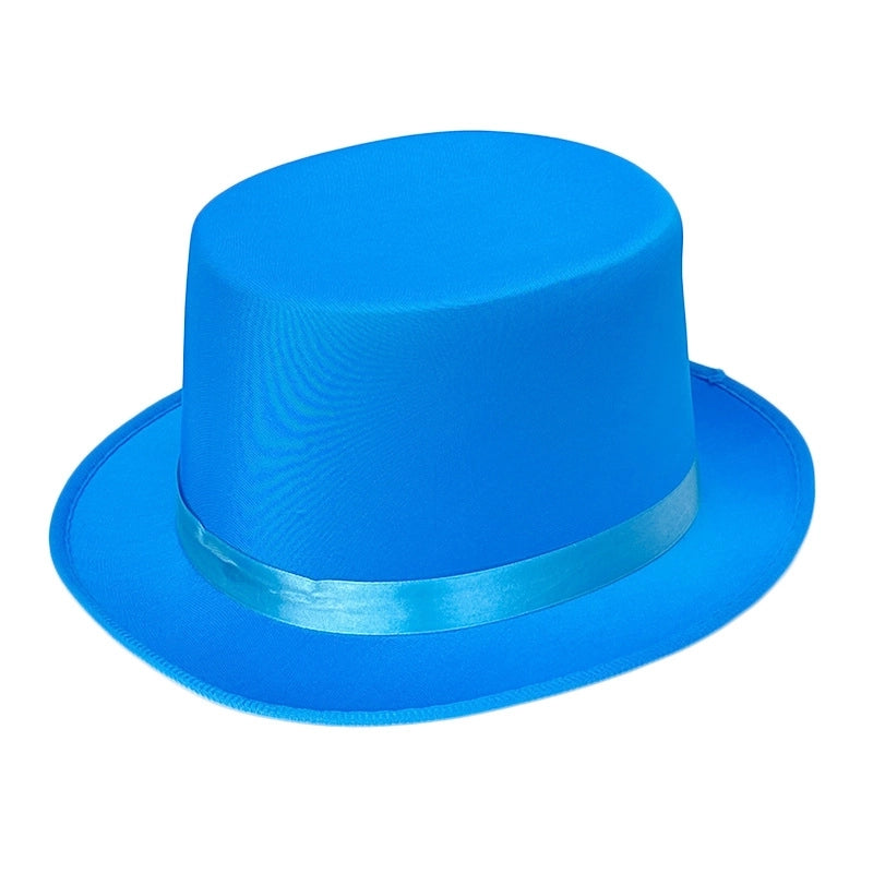 High Hat Retro British Gentleman Jazz Hat Magician Hat Performance Sequin Hat Rain Silk High Barrel Top Hat Non-woven Fabric