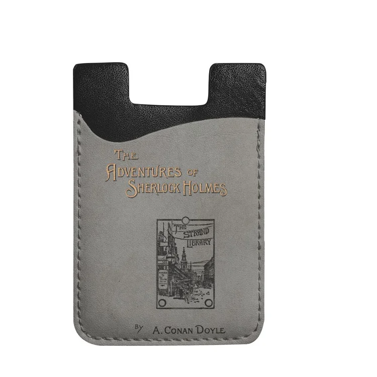 Phone Card Holder, Leather Phone Wallet Stick On, Card Holder for Back of  Phone, Credit Card Holder for Phone Case