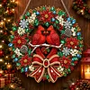 DIY Diamond Painting Xmas Hanging Ornament Pendant Acrylic Double Sided Print Decor Kit