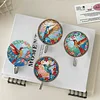 6pcs/set DIY Special-shaped Diamond Painting Wall-mounted Key Hook Kit (Hummingbird)