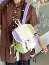 Nylon School Camping Daypack for Kids Cute Book Sackpack for Gym Sport Traveling