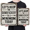 Slogan - Vintage Metal Signs - 30*40cm - Warning