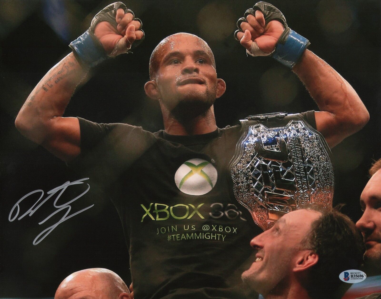 Demetrious Johnson Signed 11x14 Photo Poster painting BAS COA UFC Belt Picture Autograph 197 174