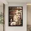 Lion-11CT Stamped Cross Stitch 40*60cm/15.75*23.62in(Big Size)