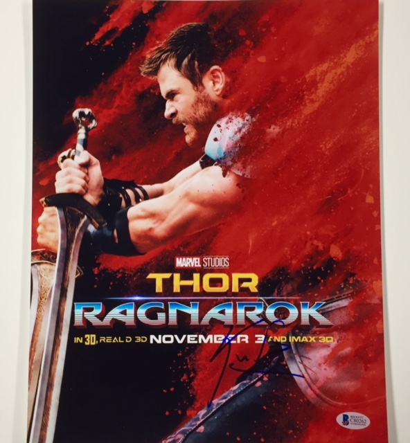 Producer KEVIN FEIGE Signed THOR Ragnarok 11x14 Poster Photo Poster painting w/ BAS Beckett COA