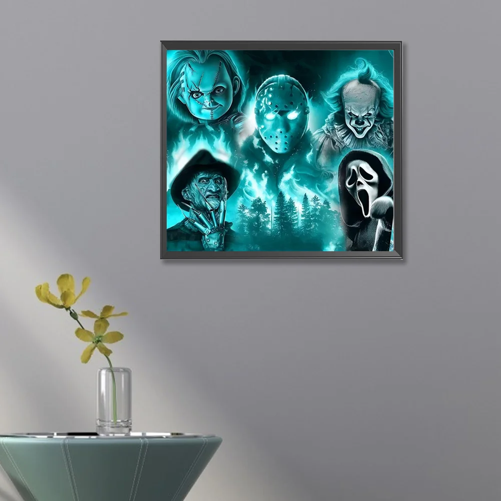 Diamond Painting - Full Round Drill - Horror Figures(Canvas|45*40cm)