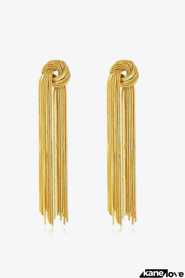 18K Gold Plated Fringe Earrings