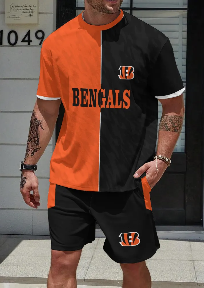 Cincinnati Bengals  Limited Edition Top And Shorts Two-Piece Suits