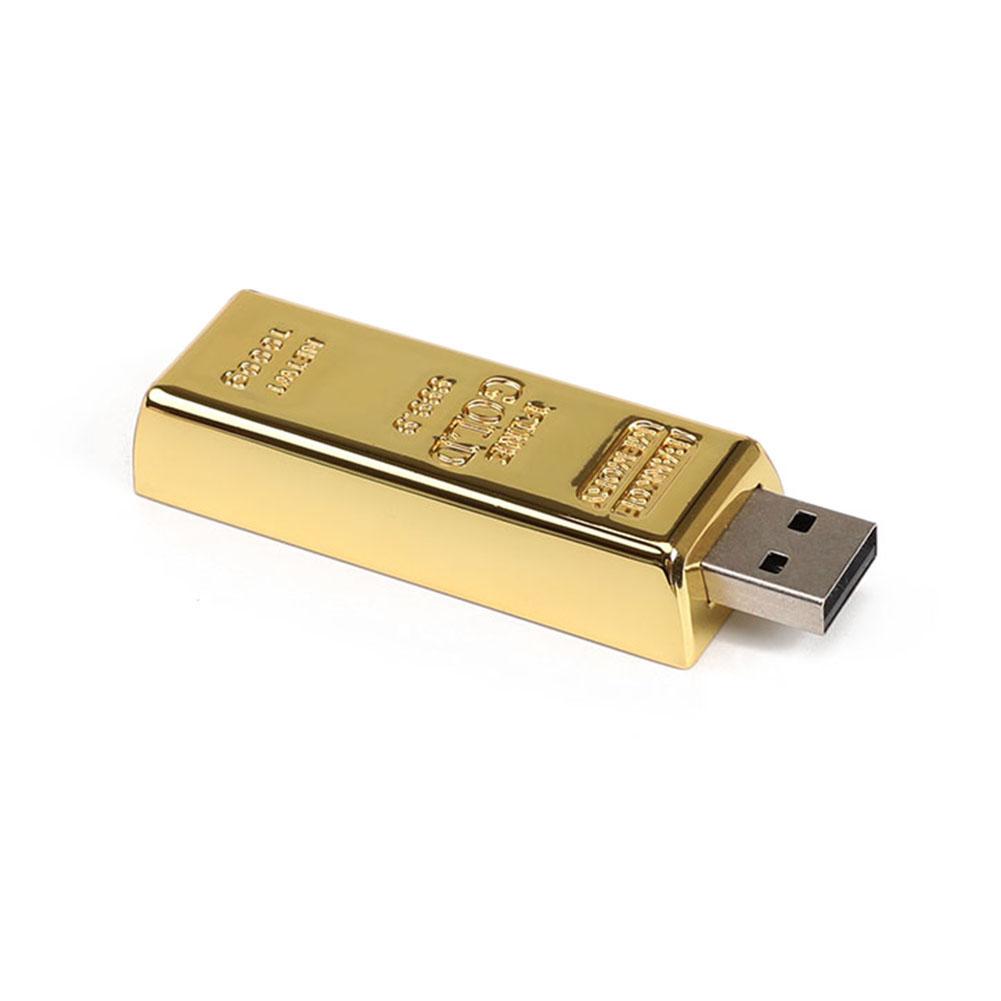 

Bullion Gold Bar USB2.0 Flash Drive Memory Stick Pen Drive Mobile U Disk, 501 Original