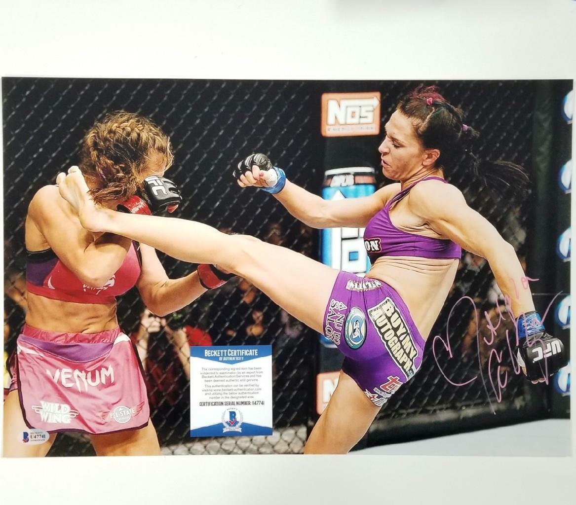 Cat Zingano signed 12x18 Photo Poster painting MMA UFC Autograph ~ Beckett BAS COA