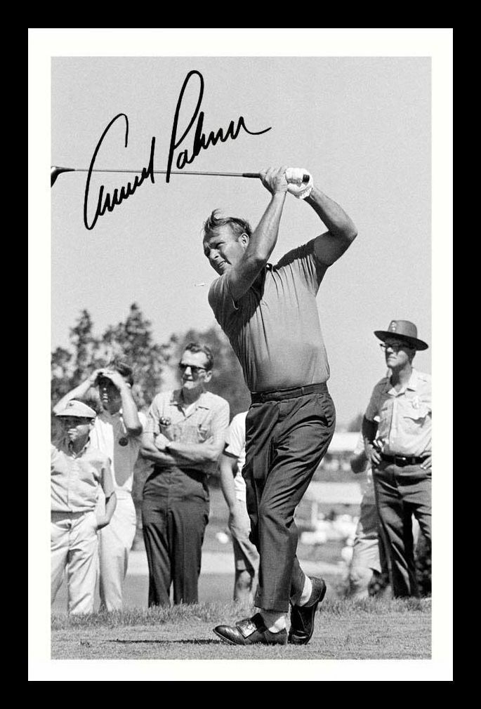 Arnold Palmer Autograph Signed & Framed Photo Poster painting