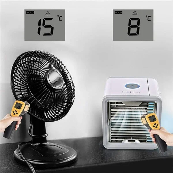 Mini Air Cooler Portable Air Conditioner Desktop Cooling Fan