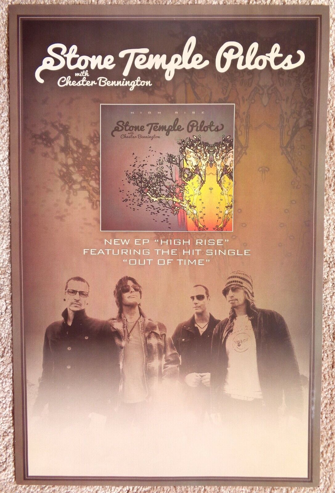 STONE TEMPLE PILOTS Album POSTER High Rise 2013