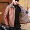 [Winter Gift] Men's Faux Fleece Lined PU Leather Warm Jacket