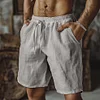  Men's Casual Drawstring Shorts with Side Pockets - Perfect for Summer Outings by Inlyline
