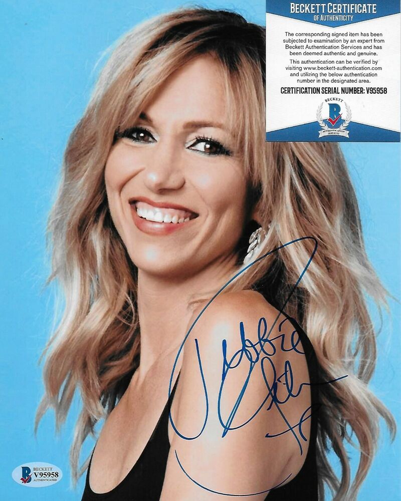 Debbie Gibson Original Autographed 8X10 Photo Poster painting w/Beckett #3