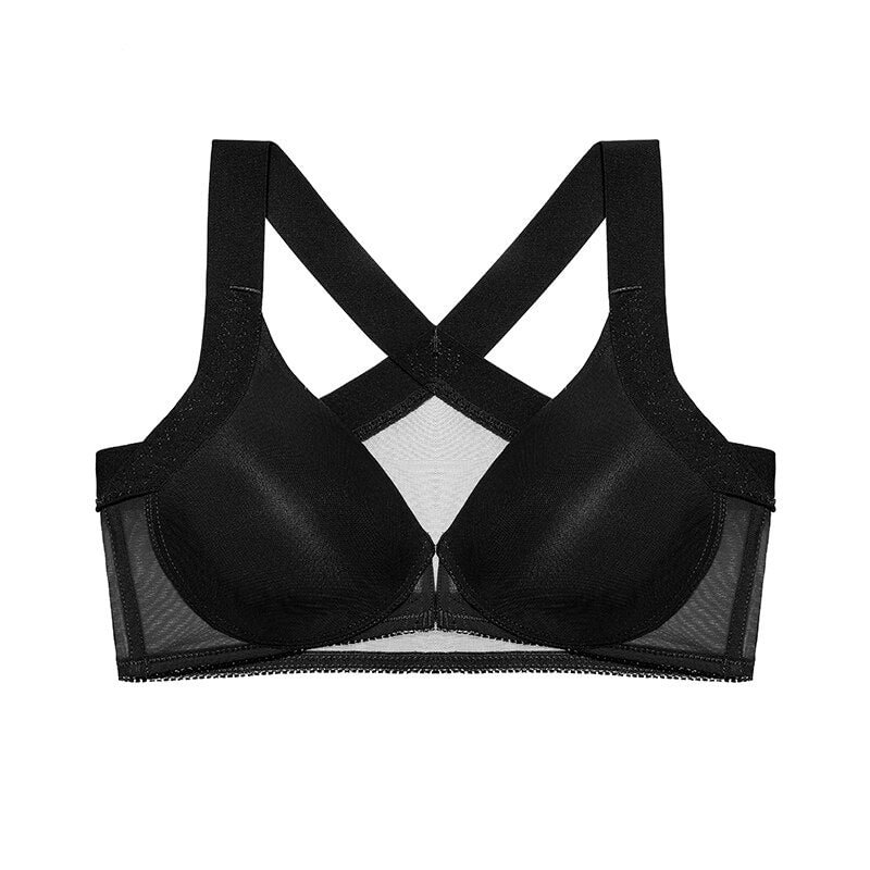 Meet'r Women Wireless Front Closure Bra Sexy Solid Color Lingerie Comfort Push Up Underwear Female Adjusted Seamless Bralette