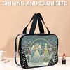 DIY Engel Diamond Painting Bling Strass Make-up Tasche gro&szlig;e Aufbewahrungstasche