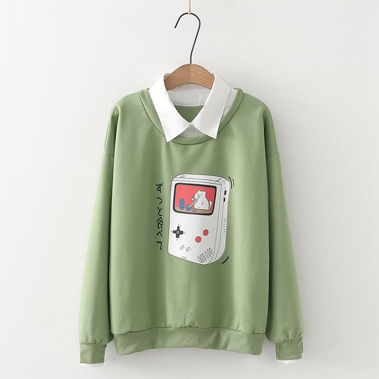 two piece sweatshirt