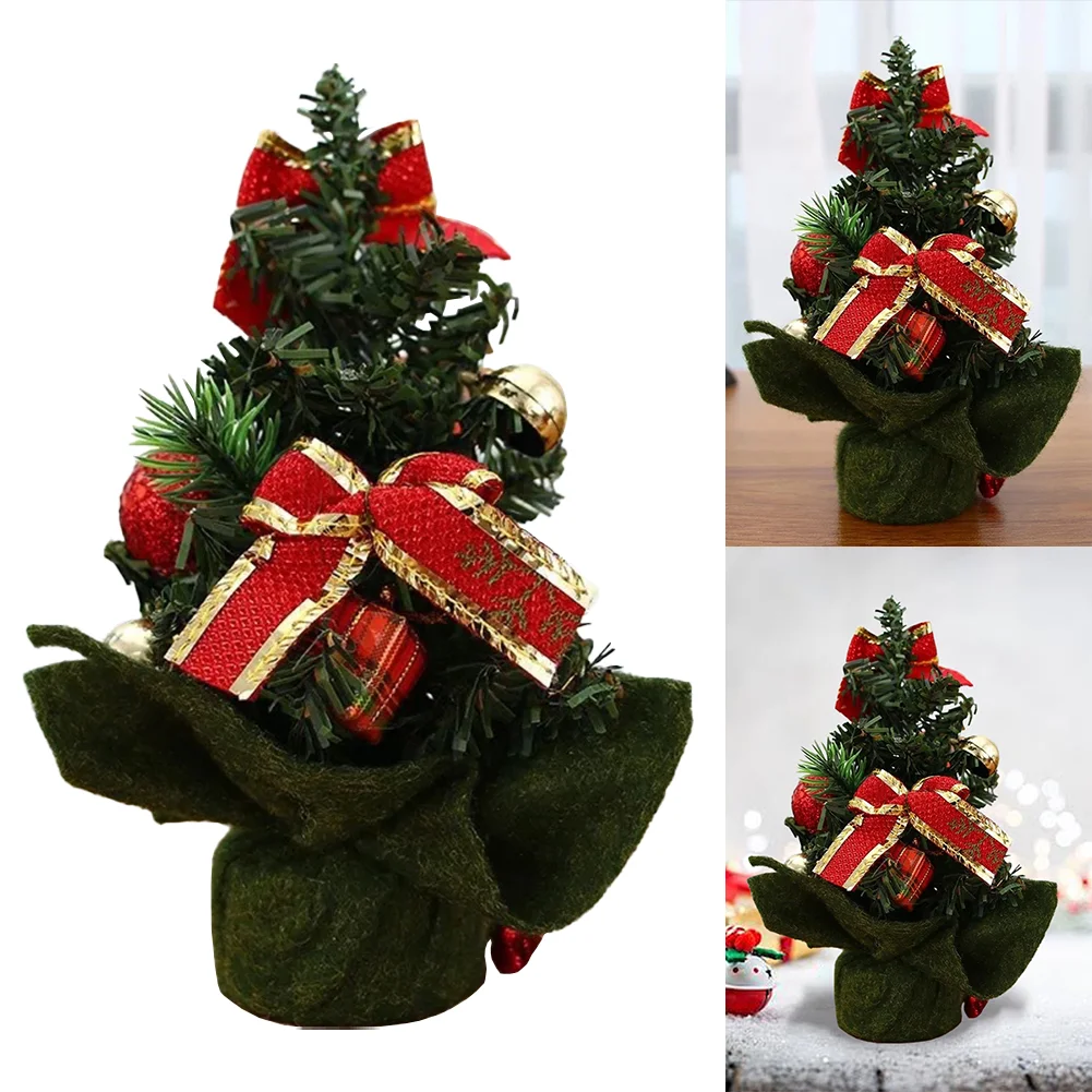 20cm Artificial Xmas Tree Great Gifts Tabletop Mini Tree Festival Party Supplies