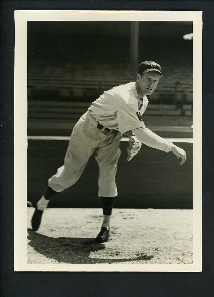 Wes Ferrell circa 1930's Press Original Photo Poster painting Washington Senators