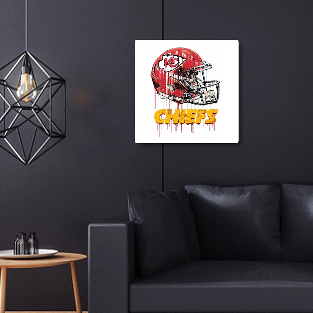 Diamond Painting - Full Round Drill - Kansas City Chiefs(30*30cm)