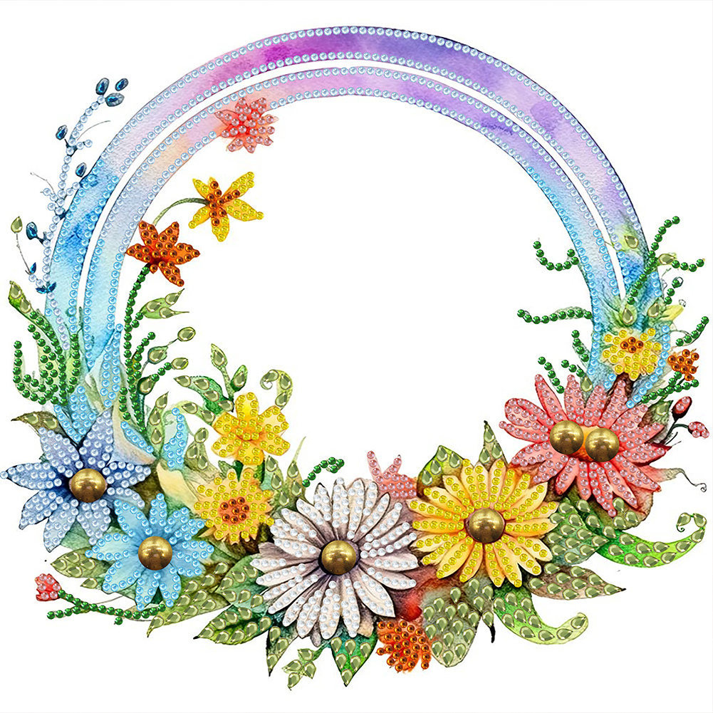 Rainbow Flower 40*80CM(Canvas) Full Round Drill Diamond Painting –  everydayecrafts