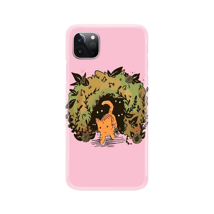 Cat Walking Out Of Grass, Cat iPhone Case