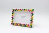  Candy DIY Building Block Photo Frame Kit,Creative Handmade Assembled Photo Frame Handmade Craft Gift Home Tabletop Display Decor