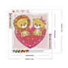 Diamond Painting -5D Full Round Drill Lion