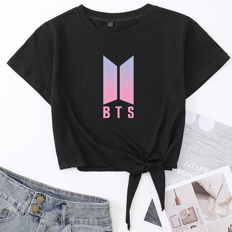 방탄소년단 Tie Short T-shirt