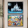 （2-Pack)Disney-Full Round Diamond Painting 40*30cm