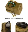 Kleine MOLLE Tasche Taktische Handytasche Wasserdicht Erste-Hilfe-Tasche Beutel G&uuml;rteltasche&nbsp;Notfalltasche Werkzeugtasche f&uuml;r G&uuml;rtel Weste&nbsp;Rucksack Outdoor Wandern Camping