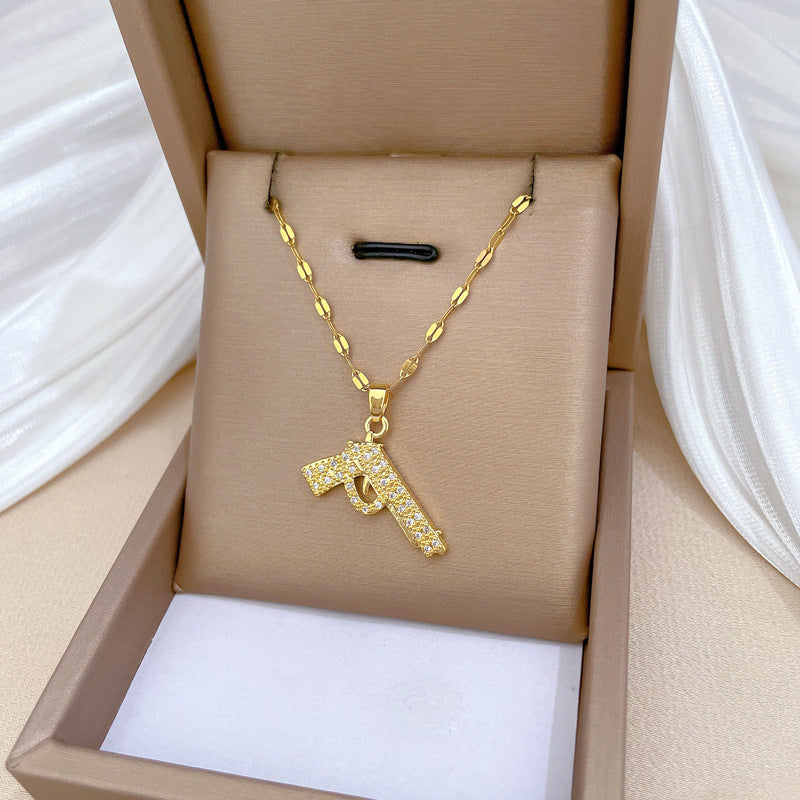 Moon Geometric Stainless Steel Stainless Steel Necklaces