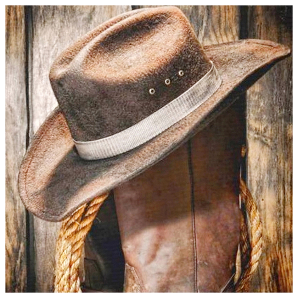 

Hat - 11CT Stamped Cross Stitch - 40*40CM, 501 Original