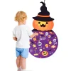 Artisanat de citrouille en feutre DIY pour enfants Halloween