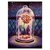 Rose-11CT Stamped Cross Stitch Kit(35x48cm)