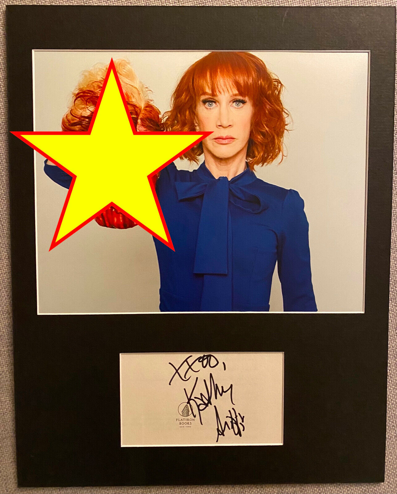 Kathy Griffin Signed Autograph Photo Poster painting Display - Controversial, Authentic, RARE