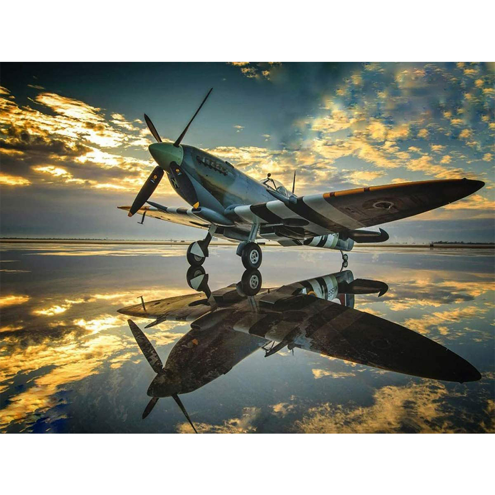 

Airplane - Round Drill Diamond Painting - 40*30CM, 501 Original