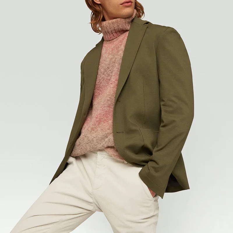 Men's Casual Fashion Suits Hot Sale Takeaway Suit Tops