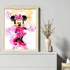 Watercolor Disney Minnie Mouse - 11CT Stamped Cross Stitch 40*50cm/15.75*19.69in