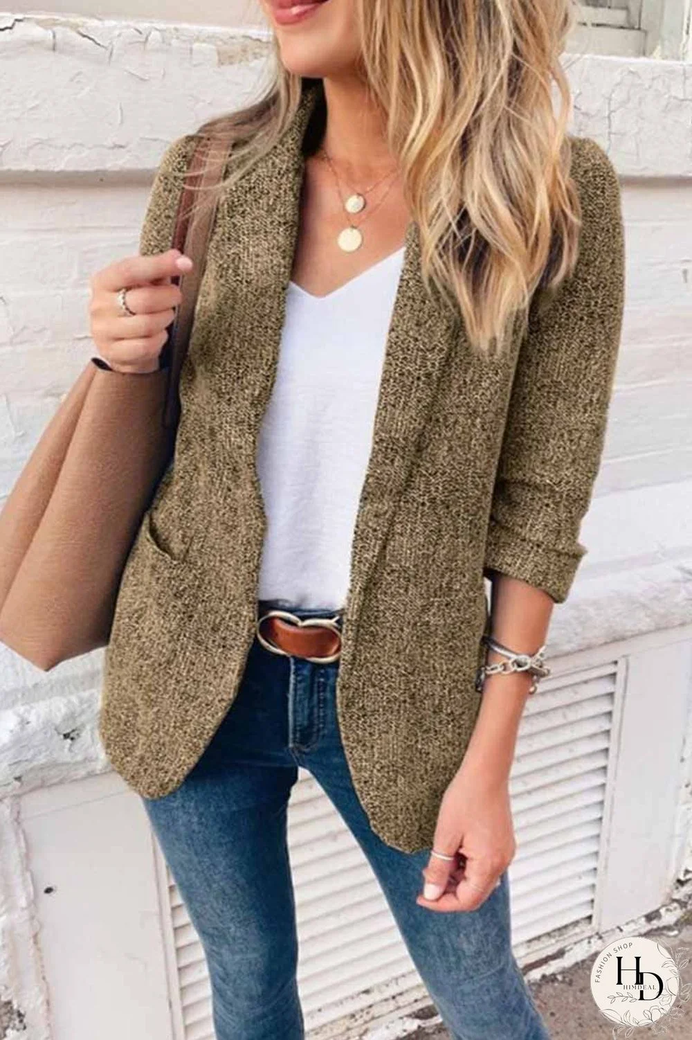 Solid Color Blazer