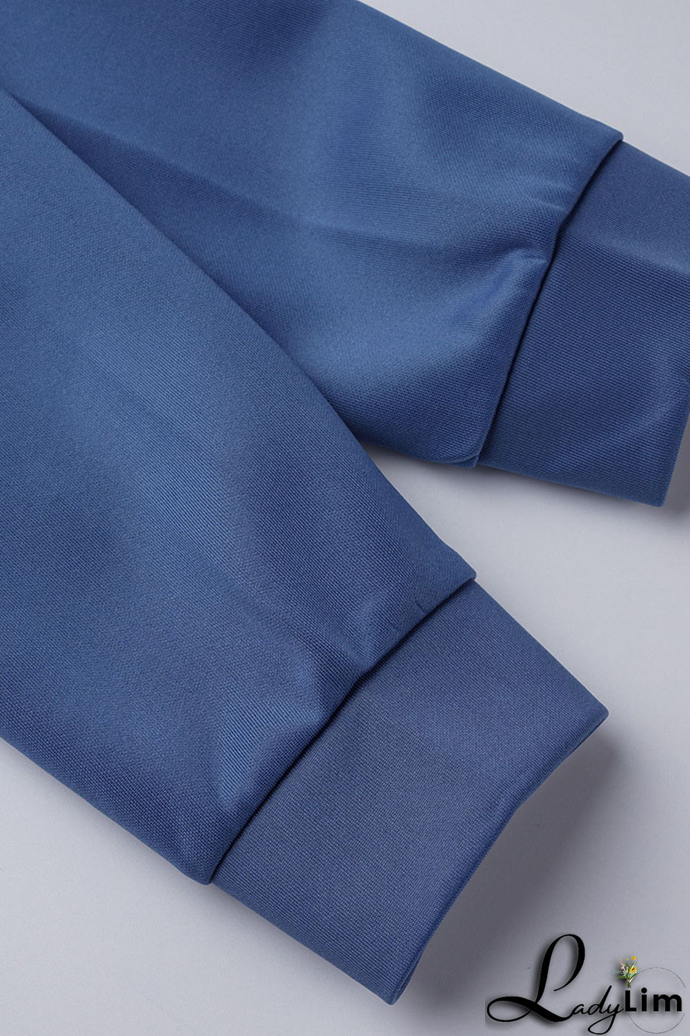 Blue Street Vintage Print Patchwork Letter O Neck Tops