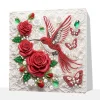 (Pre-Framed)Bird-Special Shape Diamond Painting Kit(25x25cm)