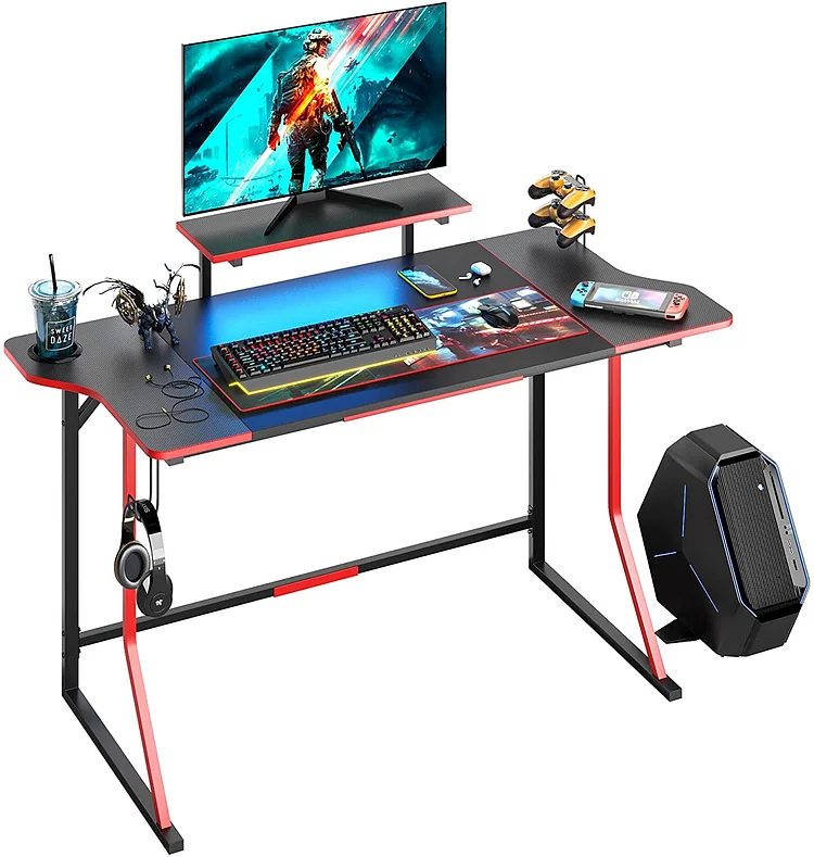Bestier 55 inch Gaming Computer Desk