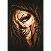Diamond Painting-DIY Full Round Drill Skull Beauty