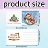 6pcs Christmas Tree Dog Diamond Painting Greeting Card