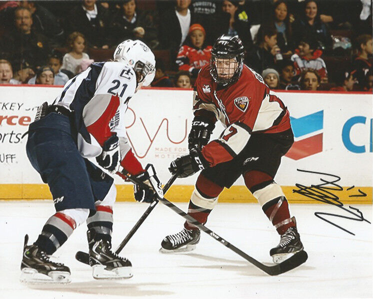 Vancouver Giants Tyler Benson Autographed Signed 8x10 Photo Poster painting COA A