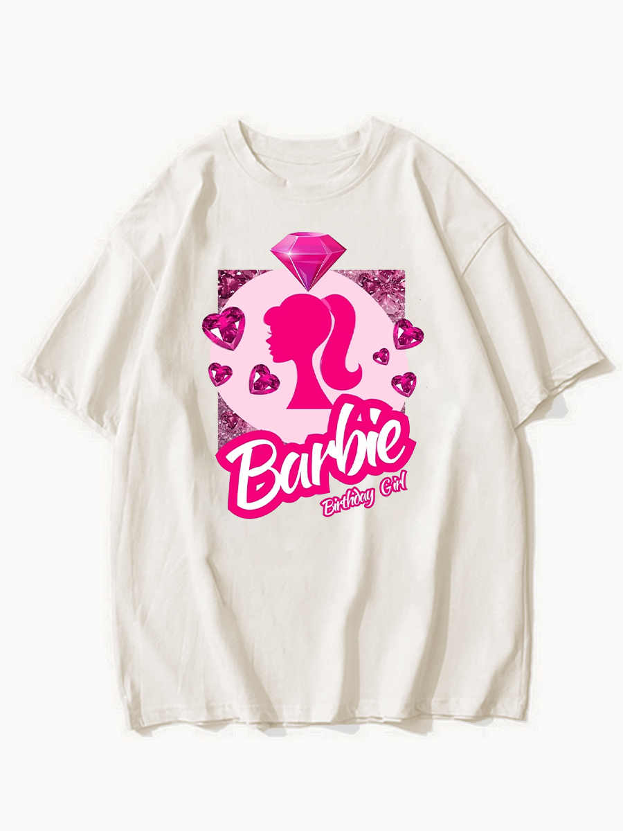 Oversized Barbie Birthday T-shirt ctolen